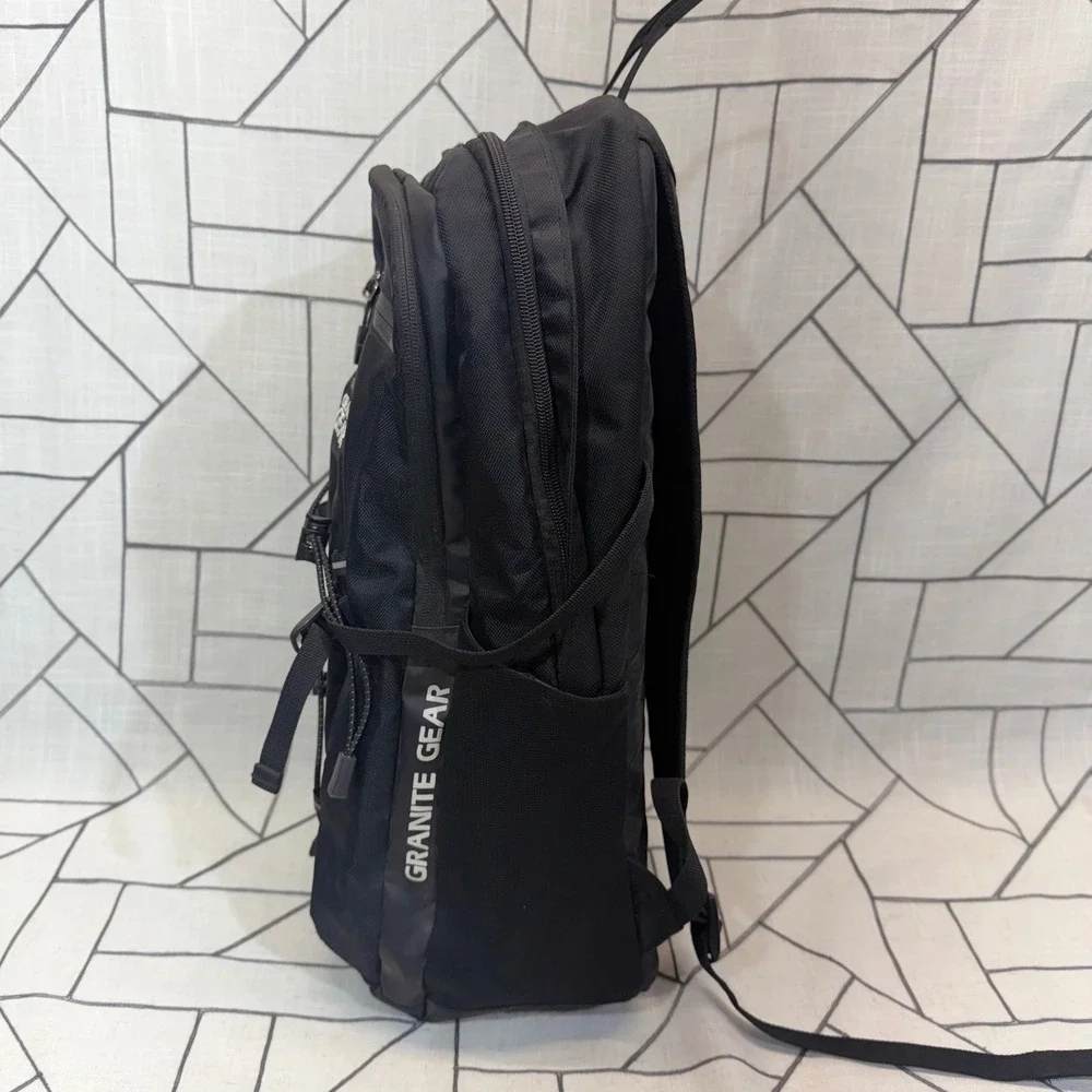 Granite Gear Portage Backpack OS Black Barrier Water Repellent Outdoor Bag